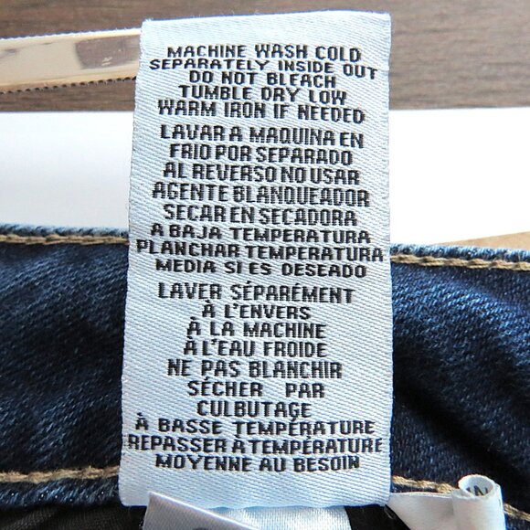 Royalty For Me Tummy Control Dark Wash High-Rise Skinny Jeans Size 16W - Picture 13 of 15